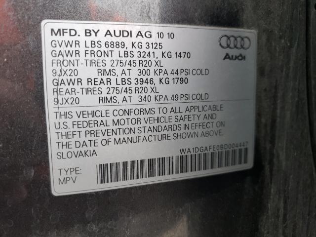 Photo 9 VIN: WA1DGAFE0BD004447 - AUDI Q7 