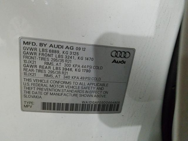 Photo 9 VIN: WA1DGAFE0DD004905 - AUDI Q7 PRESTIG 