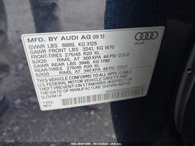 Photo 8 VIN: WA1DGAFE0ED006249 - AUDI Q7 