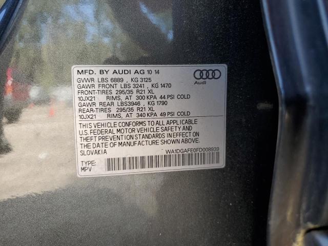 Photo 11 VIN: WA1DGAFE0FD008939 - AUDI Q7 PRESTIG 