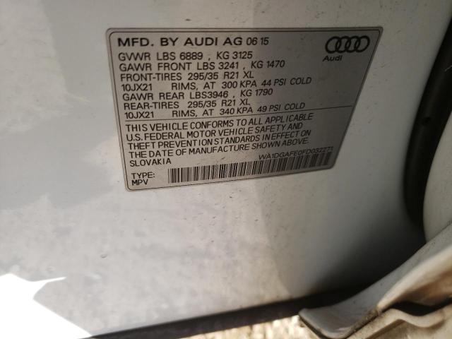 Photo 9 VIN: WA1DGAFE0FD032271 - AUDI Q7 PRESTIG 