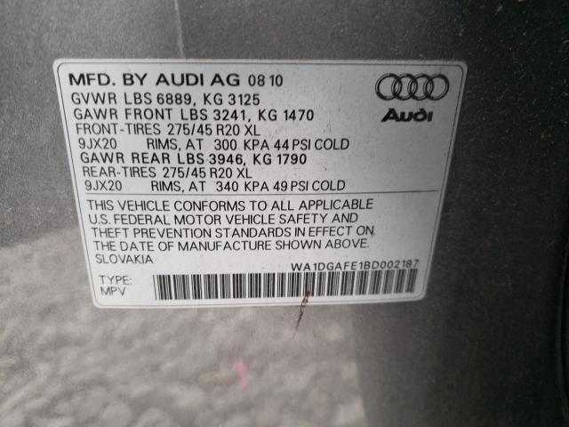 Photo 9 VIN: WA1DGAFE1BD002187 - AUDI Q7 PRESTIG 