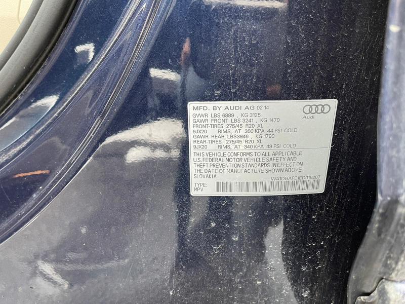 Photo 9 VIN: WA1DGAFE1ED016207 - AUDI Q7 PRESTIG 