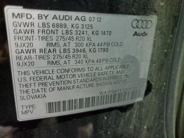 Photo 11 VIN: WA1DGAFE2DD002279 - AUDI Q7 