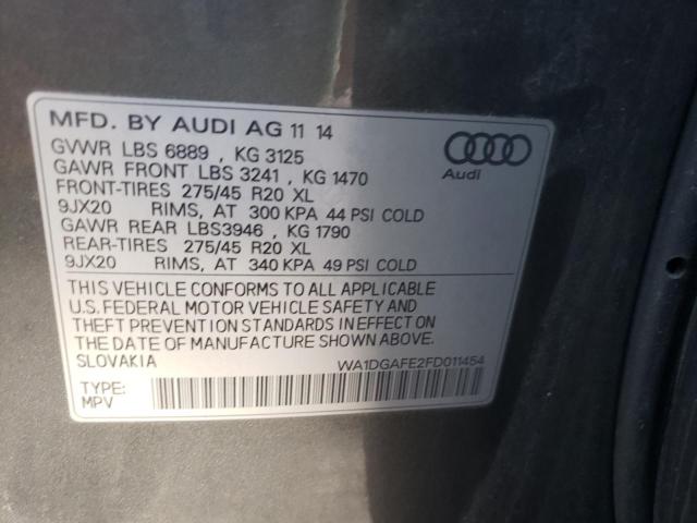 Photo 9 VIN: WA1DGAFE2FD011454 - AUDI Q7 