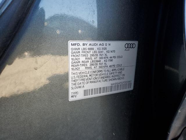 Photo 12 VIN: WA1DGAFE2FD012667 - AUDI Q7 PRESTIG 