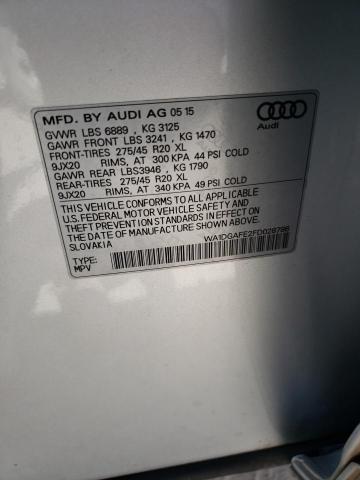 Photo 9 VIN: WA1DGAFE2FD028786 - AUDI Q7 PRESTIG 