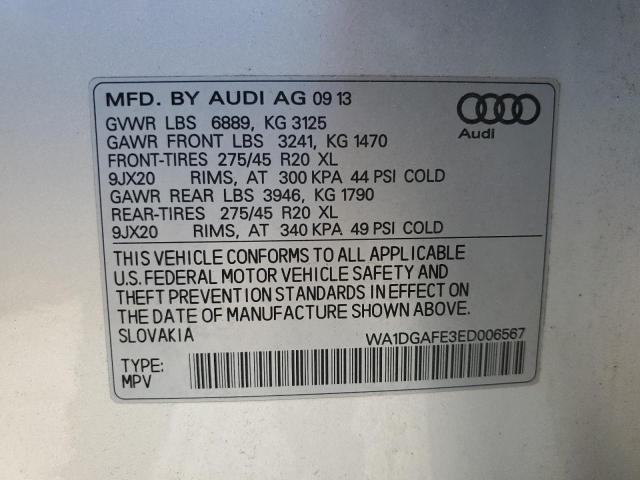 Photo 12 VIN: WA1DGAFE3ED006567 - AUDI Q7 PRESTIG 