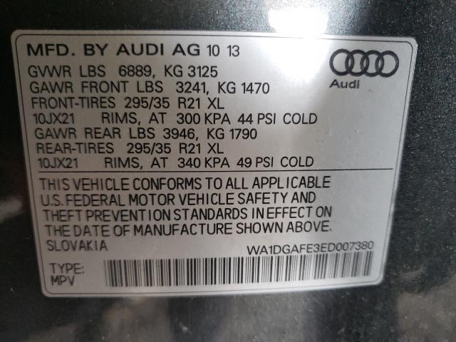 Photo 9 VIN: WA1DGAFE3ED007380 - AUDI Q7 