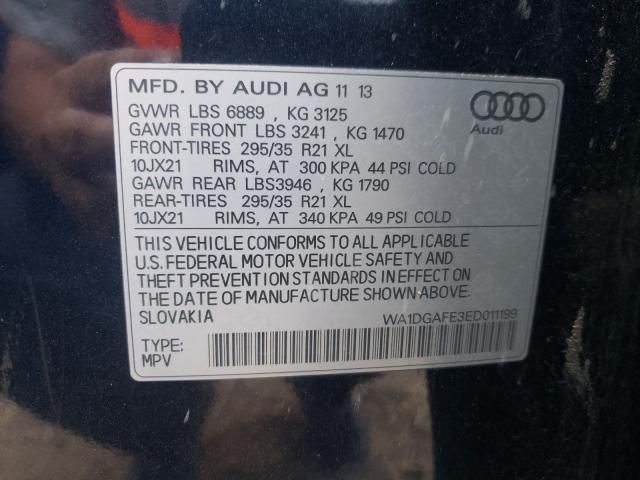 Photo 9 VIN: WA1DGAFE3ED011199 - AUDI Q7 PRESTIG 