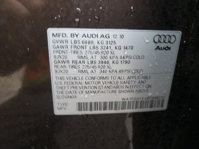 Photo 9 VIN: WA1DGAFE4BD006234 - AUDI Q7 PRESTIG 