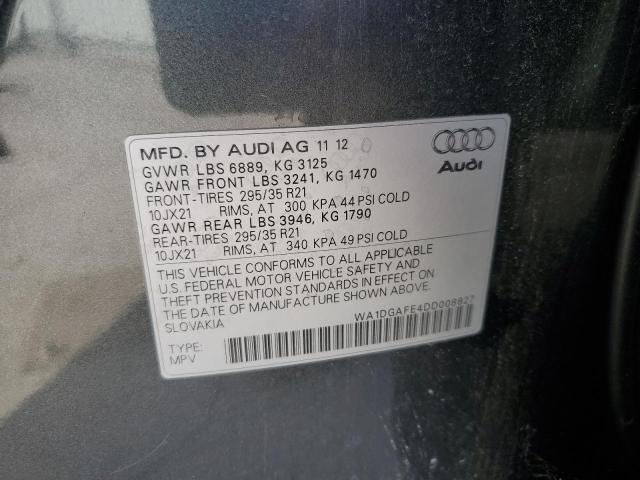 Photo 12 VIN: WA1DGAFE4DD008827 - AUDI Q7 PRESTIG 