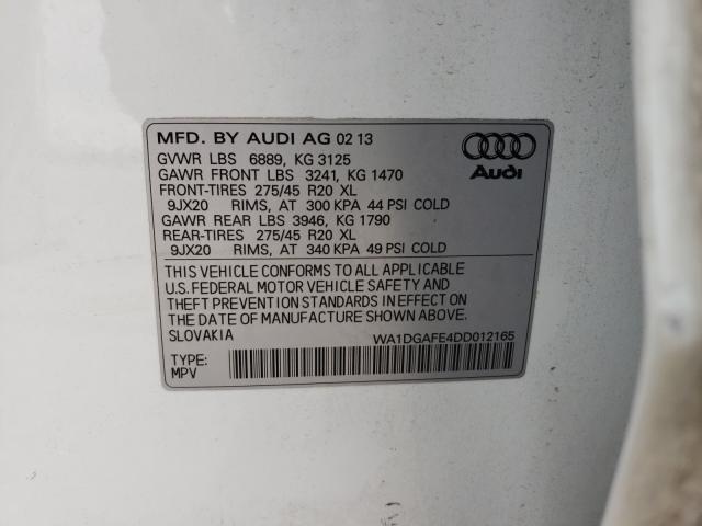 Photo 9 VIN: WA1DGAFE4DD012165 - AUDI Q7 PRESTIG 