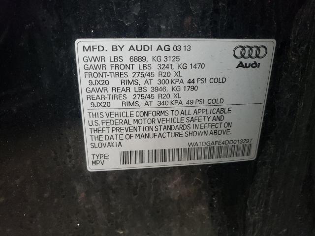 Photo 9 VIN: WA1DGAFE4DD013297 - AUDI Q7 PRESTIG 