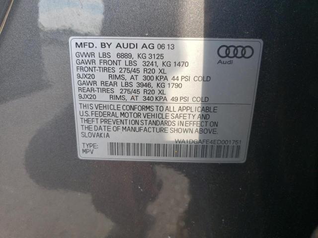 Photo 9 VIN: WA1DGAFE4ED001751 - AUDI Q7 PRESTIG 