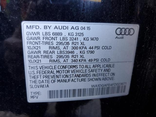 Photo 11 VIN: WA1DGAFE4FD023671 - AUDI Q7 