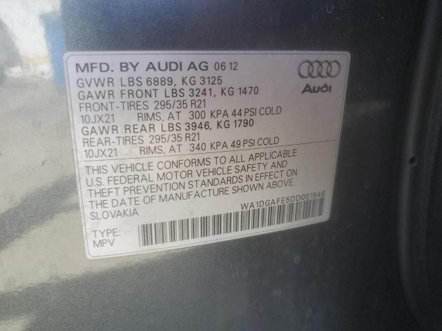 Photo 12 VIN: WA1DGAFE5DD001546 - AUDI Q7 PRESTIG 