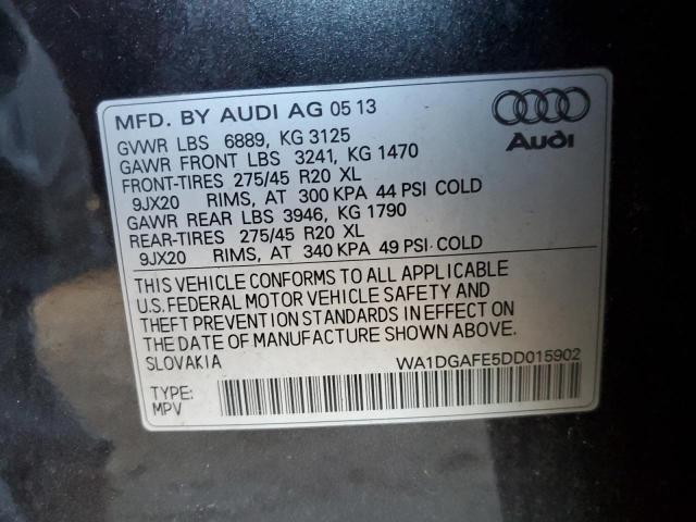 Photo 12 VIN: WA1DGAFE5DD015902 - AUDI Q7 PRESTIG 