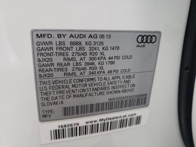 Photo 9 VIN: WA1DGAFE5ED000608 - AUDI Q7 PRESTIG 