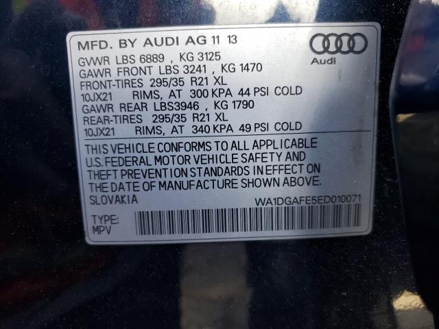 Photo 9 VIN: WA1DGAFE5ED010071 - AUDI Q7 