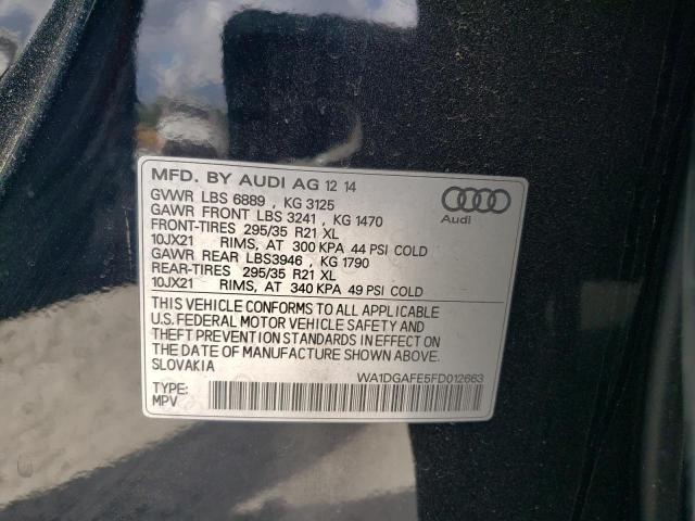 Photo 12 VIN: WA1DGAFE5FD012663 - AUDI Q7 PRESTIG 