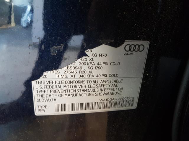 Photo 9 VIN: WA1DGAFE5FD013814 - AUDI Q7 PRESTIG 