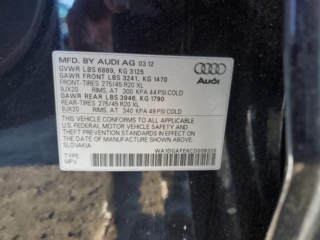 Photo 12 VIN: WA1DGAFE6CD008326 - AUDI Q7 PRESTIG 