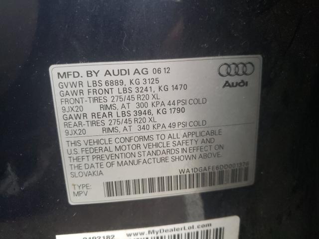 Photo 9 VIN: WA1DGAFE6DD001376 - AUDI Q7 PRESTIG 