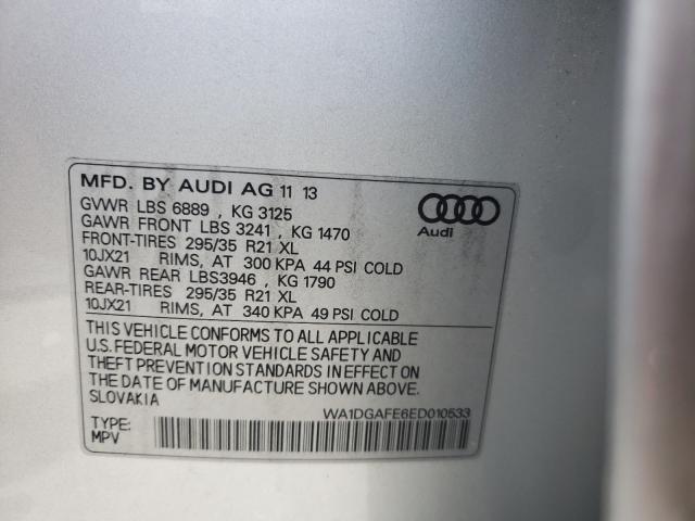 Photo 9 VIN: WA1DGAFE6ED010533 - AUDI Q7 PRESTIG 