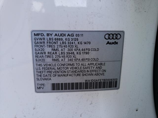 Photo 9 VIN: WA1DGAFE7BD008303 - AUDI Q7 PRESTIG 