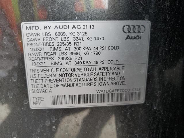 Photo 13 VIN: WA1DGAFE7DD010748 - AUDI Q7 