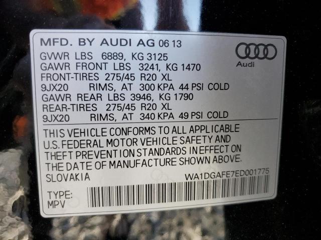 Photo 9 VIN: WA1DGAFE7ED001775 - AUDI Q7 PRESTIG 