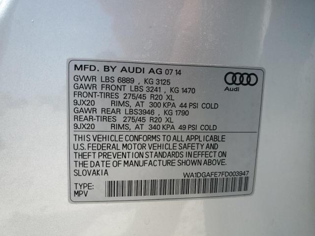 Photo 12 VIN: WA1DGAFE7FD003947 - AUDI Q7 PRESTIG 