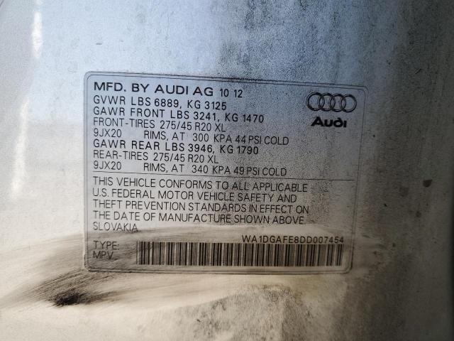 Photo 12 VIN: WA1DGAFE8DD007454 - AUDI Q7 PRESTIG 