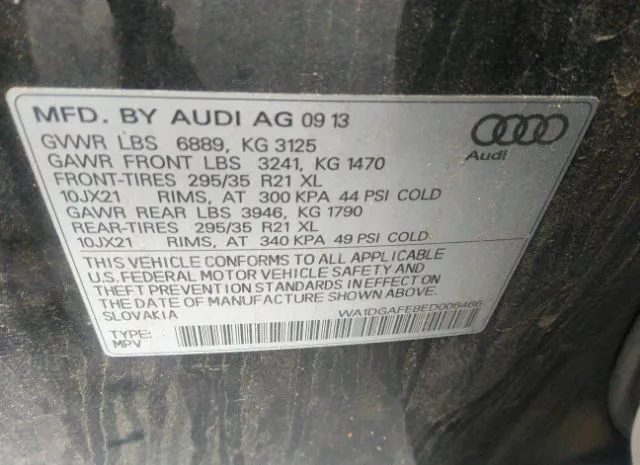 Photo 8 VIN: WA1DGAFE8ED006466 - AUDI Q7 