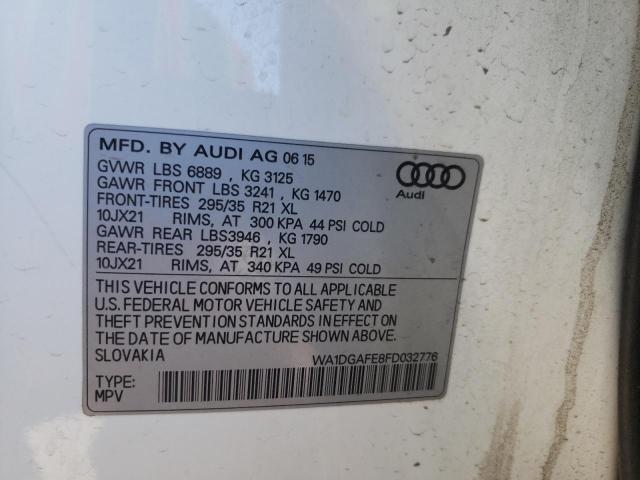 Photo 9 VIN: WA1DGAFE8FD032776 - AUDI Q7 PRESTIG 