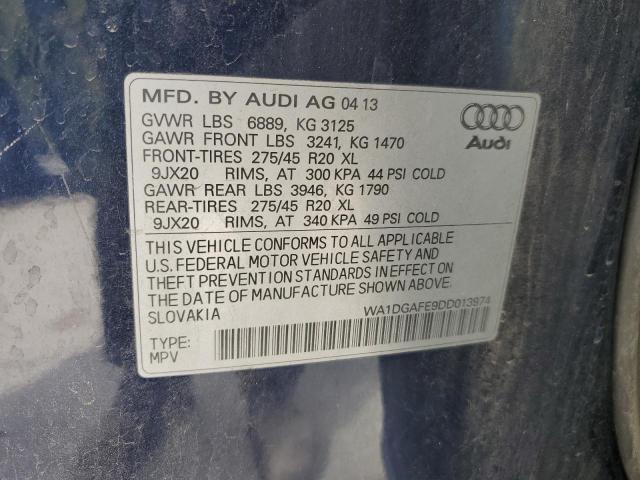 Photo 11 VIN: WA1DGAFE9DD013974 - AUDI Q7 