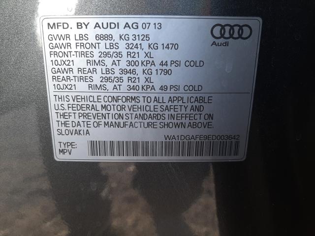 Photo 9 VIN: WA1DGAFE9ED003642 - AUDI Q7 