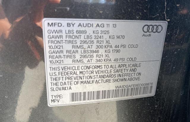 Photo 9 VIN: WA1DGAFE9ED009876 - AUDI Q7 PRESTIG 