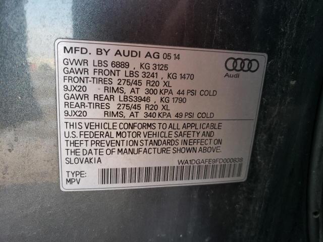 Photo 12 VIN: WA1DGAFE9FD000838 - AUDI Q7 PRESTIG 