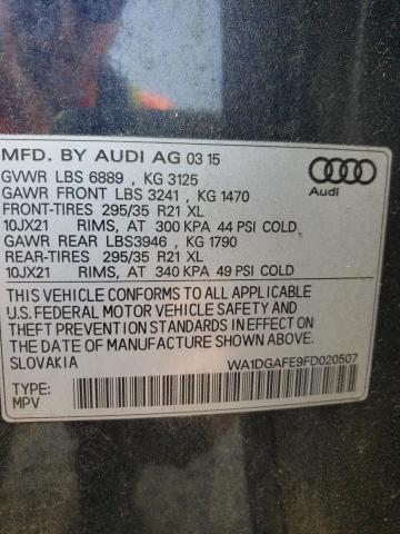 Photo 13 VIN: WA1DGAFE9FD020507 - AUDI Q7 PRESTIG 