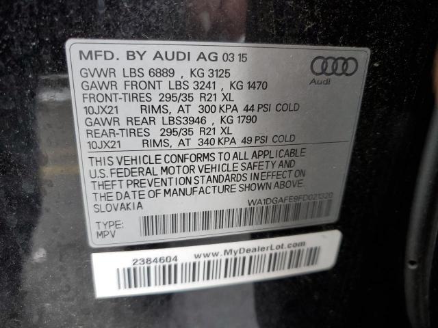 Photo 13 VIN: WA1DGAFE9FD021320 - AUDI Q7 PRESTIG 