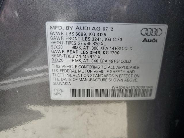 Photo 11 VIN: WA1DGAFEXDD001946 - AUDI Q7 PRESTIG 