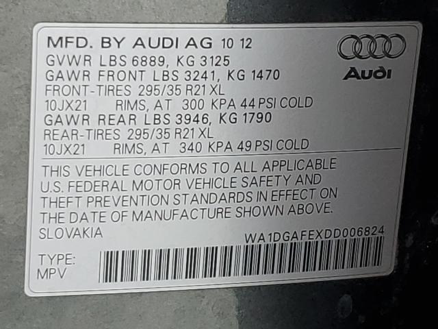 Photo 12 VIN: WA1DGAFEXDD006824 - AUDI Q7 