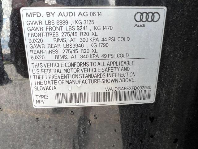 Photo 9 VIN: WA1DGAFEXFD002940 - AUDI Q7 PRESTIG 