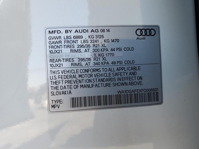 Photo 12 VIN: WA1DGAFEXFD005501 - AUDI Q7 