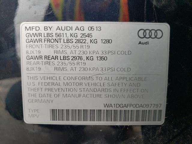 Photo 9 VIN: WA1DGAFP0DA097797 - AUDI Q5 PREMIUM 