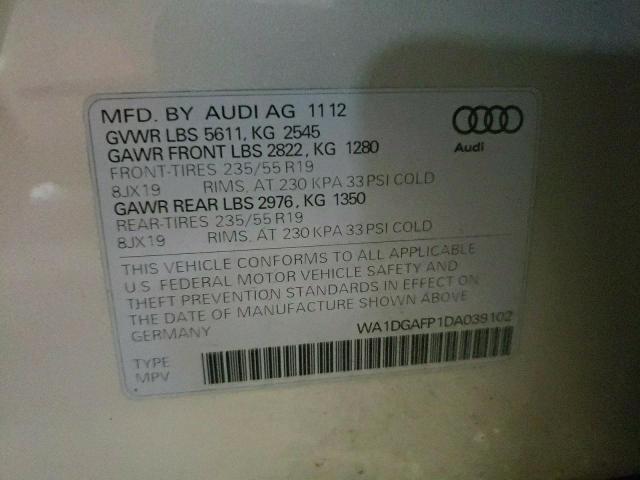 Photo 9 VIN: WA1DGAFP1DA039102 - AUDI Q5 PREMIUM 