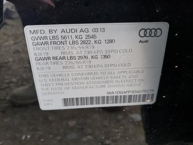 Photo 9 VIN: WA1DGAFP3DA075275 - AUDI Q5 PREMIUM 