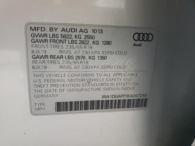 Photo 9 VIN: WA1DGAFP3EA047249 - AUDI Q5 PREMIUM 